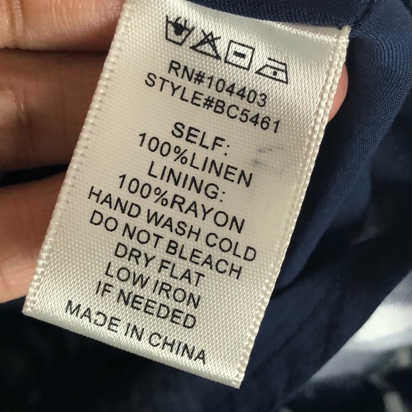 EUC J.O.A. Navy Flower Print Cold Shoulder Dress - Picture 5 of 8